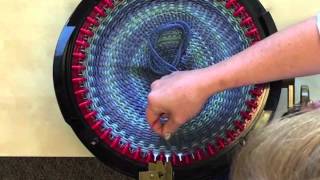 Making A Hat in less than 30 minutes on the addi Express Knitting Machine [upl. by Orman]