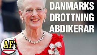 Danmarks drottning Margrethe abdikerar – kronprins Frederik tar över [upl. by Erastatus]