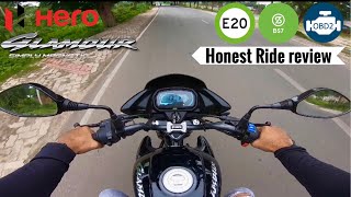 All New Hero Glamour 125 2023 Model E20⛽️OBD2  Honest Ride Review✅  Price amp Exhaust Sound‼️ [upl. by Dorr645]