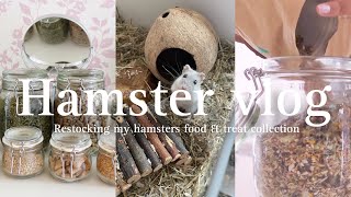 Restocking my Hamster Food amp Treat collection 🌿🐹 [upl. by Aryl]