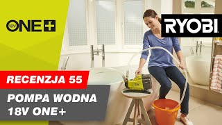 Pompa wodna 18 V  Opinia Ambasadora Magdalena  RYOBI® [upl. by Gagne277]