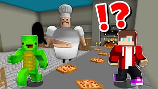 JJ and Mikey ESCAPE PROM PIZZERIA CHALLENGE in Minecraft  Maizen animation [upl. by Licht827]