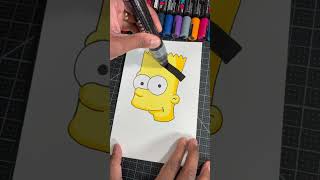 How to Draw Xray Effect  😍 Easy art poscamarkers shorts [upl. by Fidelas]