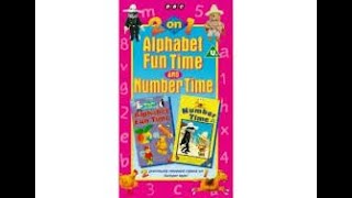 Original VHS Opening and Closing to Alphabet Fun Time and Number Time UK VHS Tape [upl. by Pelag]