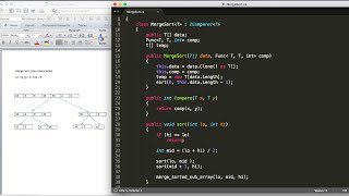 c merge sort with generics in 6 min [upl. by Leruj]