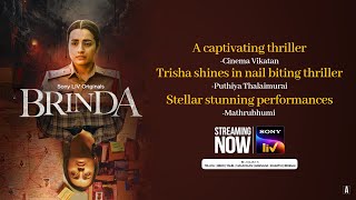 Brinda  Telugu  Trailer  Trisha Indrajith Sukumaran  Streaming Now  Sony LIV [upl. by Gibrian]