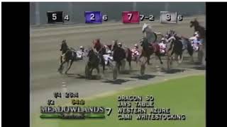 1998 Meadowlands Racetrack  Breeders Crown Mares Pace John Campbell [upl. by Ididn]