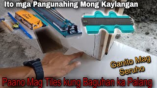 Paano Mag tiles kung Baguhan kapalang mga kagamitan at Kaalaman [upl. by Salomone645]