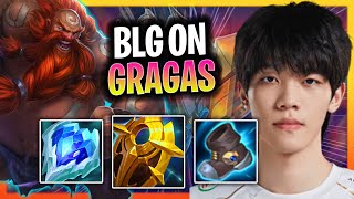 BLG ON BRINGS BACK GRAGAS SUPPORT  BLG On Plays Gragas Support vs Rengar Season 2024 [upl. by Annmaria]