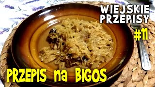 PRZEPIS NA BIGOS wegetariański  prosty szybki pyszny [upl. by Laehcor]