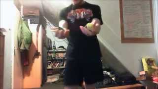 Ripping a Tennis Ball in Half with My Bare Hands Old Tennis Ball [upl. by Marr]