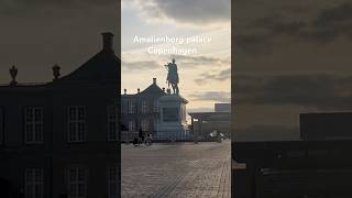 Amalienborg palace Copenhagen denmark travel europeandestinations copenhagen humanbook [upl. by Ettedualc]