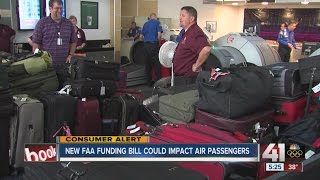 New FAA funding bill could impact air passengers [upl. by Ayekram61]