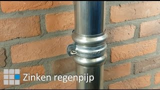 Zinken regenpijp monteren [upl. by Yarg]