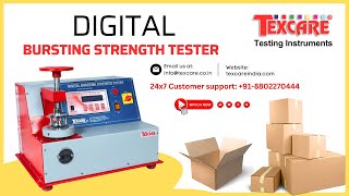 Digital Bursting Strength Tester Corrugated Board Bursting Strength Tester [upl. by Alatea]