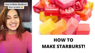 HOW TO MAKE STARBURST AT HOME [upl. by Roxane]