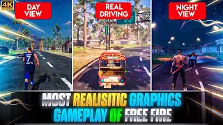 MOST REALISITC GRAPHICS GAMEPLAY OF FREE FIRE  FREE FIRE ULTRA MAX GRAPHICS GAMEPLAY  FREE FIRE 4K [upl. by Faulkner886]