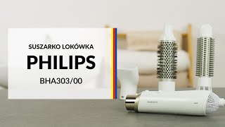 Suszarko lokówka Philips BHA30300 – dane techniczne – RTV EURO AGD [upl. by Ellierim]