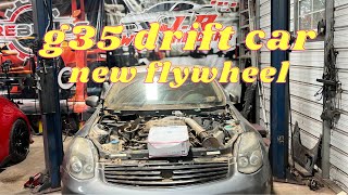 Grandfatherdriftcarinstalling newclutchamppressureflywheel [upl. by Wilder]