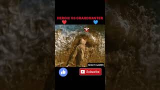 HEROICVSGRANDMASTER🤯IMPOSSIBLEFREE FIRE LOGOshorts [upl. by Cassondra]