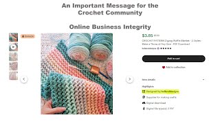 An Important Message for the Crochet Community [upl. by Larentia]