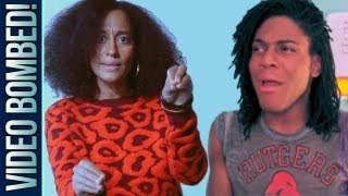 Tracee Ellis Ross VIDEO BOMBS Qaadir Howard [upl. by Haneehs]