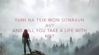 The 100  Grounder anthem Lyrics  quotTake A Life With Mequot [upl. by Aoket476]