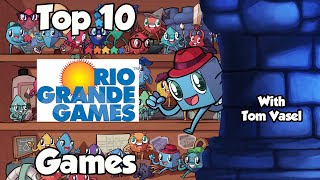 Top 10 Rio Grande Games  with Tom Vasel [upl. by Fey]