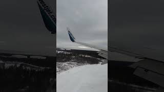 Yellowknife Airport NWT Canada Yellowknife in November [upl. by Bobbi478]