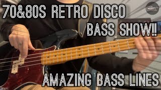 70amp80s Retro Disco Bass Show [upl. by Noble]