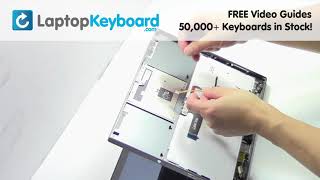 How to Replace Google Chromebook CB001 Laptop Keyboard amp PalmrestDismantle 68000130 NSKG20BC Pixel [upl. by Grussing728]