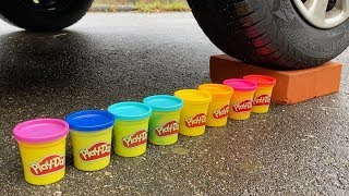 EXPERIMENT CAR VS PLAY DOH  Crushing Crunchy amp Soft Things by Car [upl. by Varion]