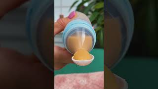 FUNNY BABY SPOON FAIL 😂  Hilarious messfree gadget to feed a hungry baby shorts [upl. by Nylhtak]