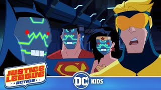 Justice League Action  Robot Rumble  dckids [upl. by Anitsud]