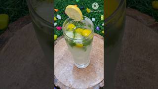 Mint mojito recipe🤩  lemon mojitoshorts trending summerdrinkytshorts [upl. by Kallista]