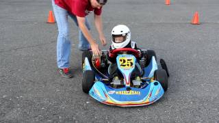 Aubrynns 4 years old first Kid Kart Lesson [upl. by Bixler]