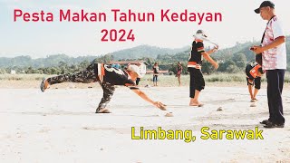 Sukan Pesta Makan Tahun Kedayan 2024  Kg Tegarai Limbang [upl. by Yhotmit]