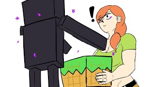 Enderman Sneak Attack on Alex [upl. by Aridni23]