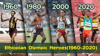 Ethiopian Gold Medalists in the Olympic Games From 19602020   Athletics  Ethiopian athletes [upl. by Lewap]