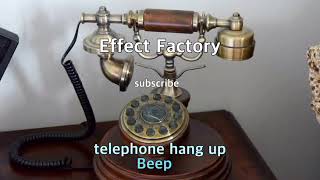 telephone hangup sound effect [upl. by Atiuqer184]