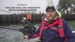 Trolling Shallow Crankbaits with Downriggers  Why Do It [upl. by Netsrejk]