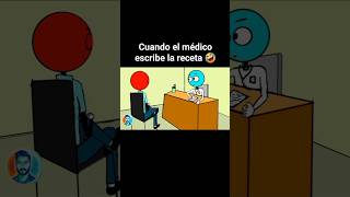 Esto es lo que se entiende de las RECETAS MÉDICAS humor animacion animacionmeme comedia dúo [upl. by Retxab]