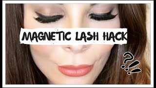 Magnetic Lash Hack Using Ardell Lashes [upl. by Sherj]