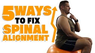 5 Simple Exercises to Put the Spine Back in Perfect Alignment [upl. by Indys]