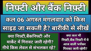 क्या कल भी निफ़्टीबैंकनिफ्टी में भयंकर गिरावट जारी रहेगी Nifty amp BankNifty Prediction for Tuesday [upl. by Ariahay]