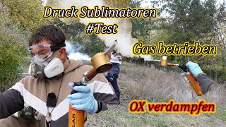 Druckverdampfer im Test Gas Oxalsäureverdampfer von httpswwwhonigschleuderneu [upl. by Marozik]