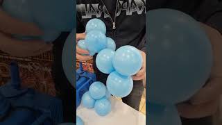 Comment faire une guirlande de ballons  How to make balloon garlandshort [upl. by Anilorac]