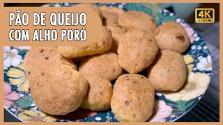 APRENDA a fazer PÃO DE QUEIJO com ALHO PORÓ [upl. by Amrita282]