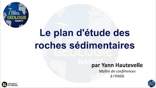 Le plan détude des roches sédimentaires par Yann Hautevelle [upl. by Plume15]