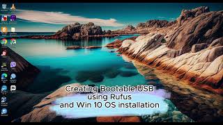 Bootable USB Flash Drive Using Rufus and Windows 10 installationNew Easy Guide [upl. by Arvad]